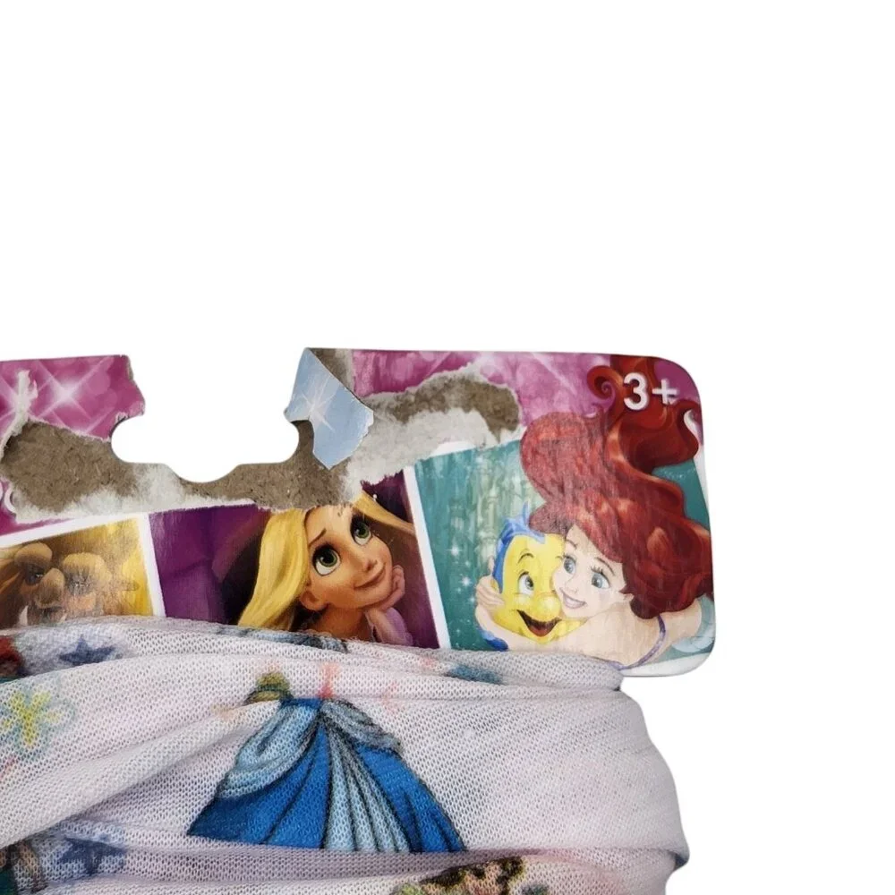 Disney Princess Protective Headband Face Cover‎ Multicolor Washable Reusable 3+